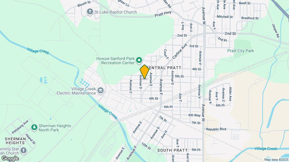 408 5th Place Pratt Map and Location Details