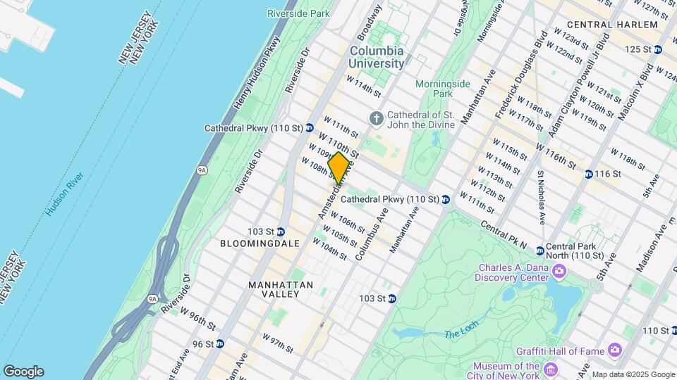 965 Amsterdam Ave Map and Location Details