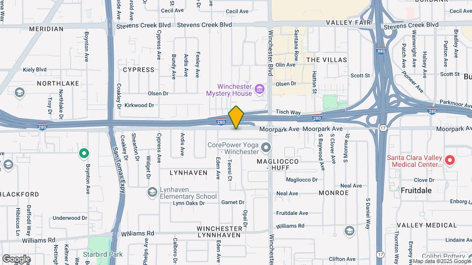 3202 Moorpark Ave Mapa y Detalles de la Ubicación
