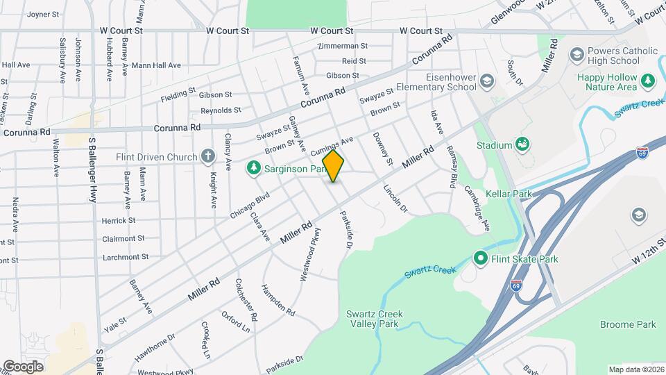 1523 Gainey Ave Map and Location Details