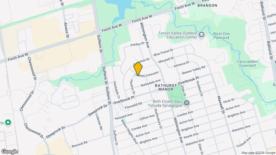 37 Cavotti Cres Map and Location Details