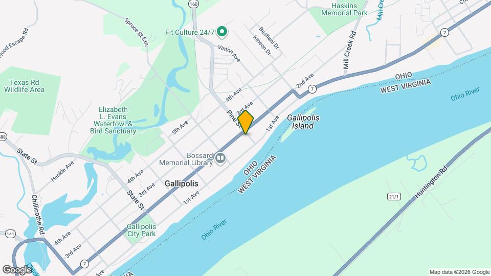 23 Pine St Map and Location Details