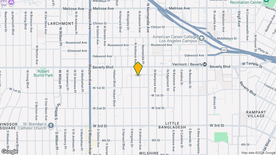 143 N Ardmore Ave Map and Location Details