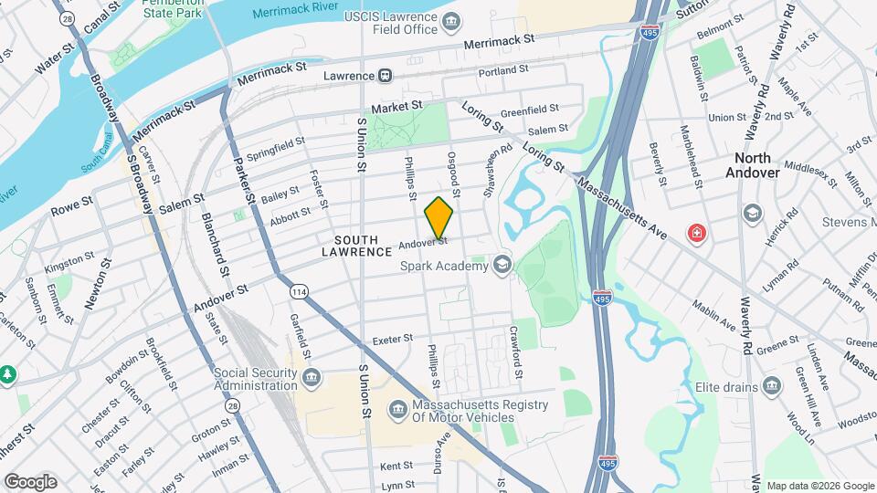 93 Andover St, Unit 1 Mapa y Detalles de la Ubicación