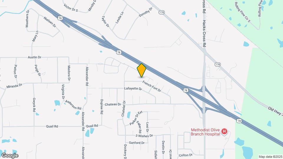 10510 French Fort Dr Map and Location Details