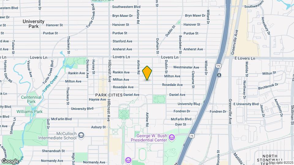 3116 Rosedale Ave Map and Location Details
