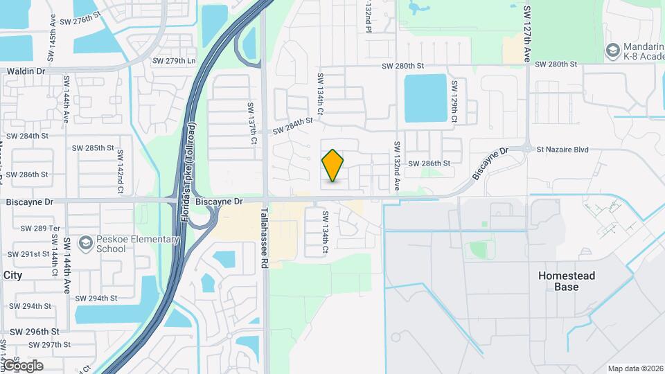 13403 SW 287th Ter Map and Location Details