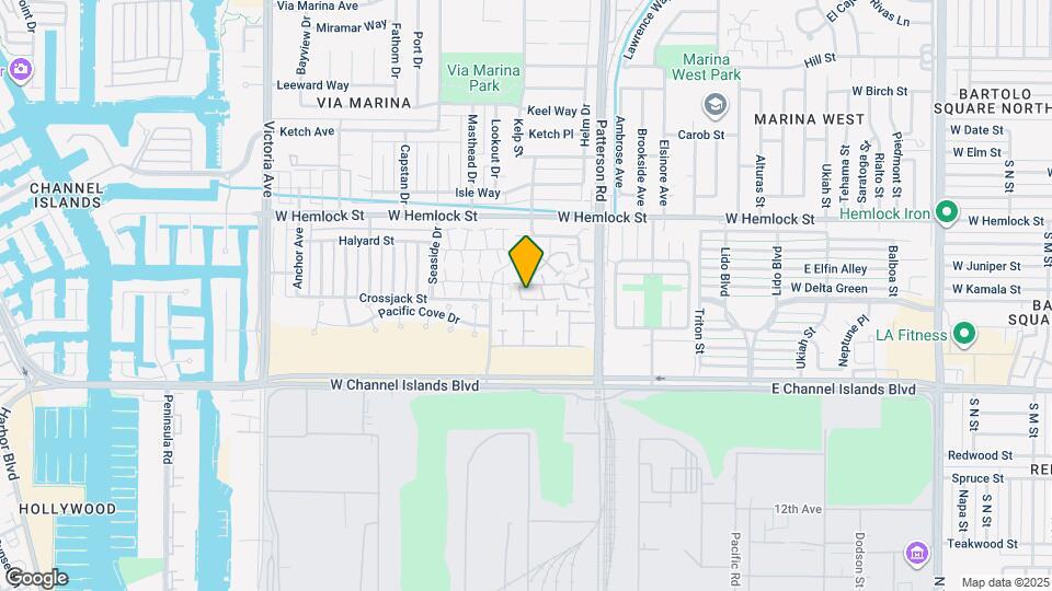 480 Las Palomas Dr Map and Location Details