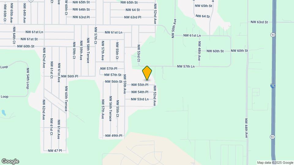 5295 NW 55th Pl Map and Location Details