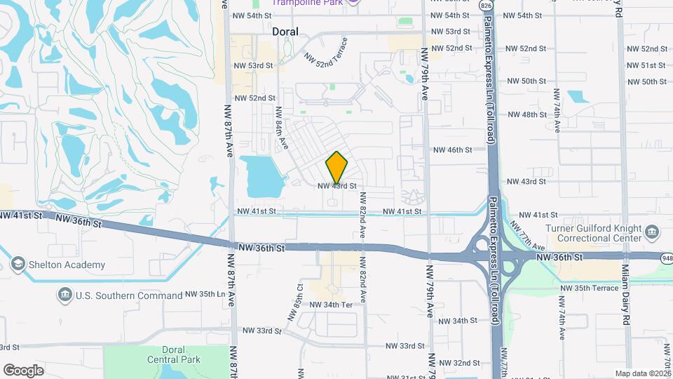 8324 NW 43rd St Map and Location Details