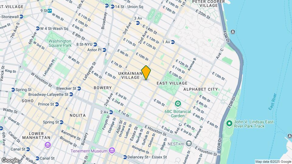 98 E 7th St Mapa y Detalles de la Ubicación