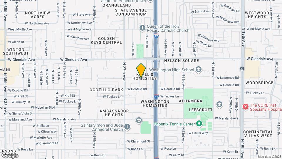 6733 N 26th Ave Map and Location Details