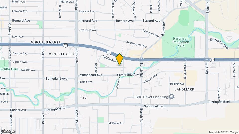 1380-1380 Pridham Ave Map and Location Details