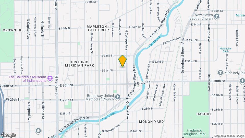 642 E 31st St Map and Location Details