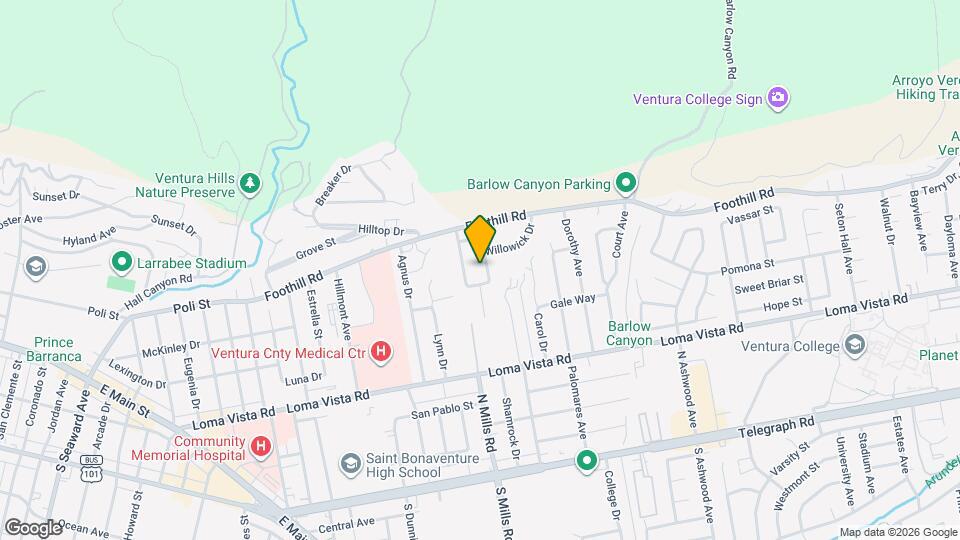 373 Sierra Dr Map and Location Details