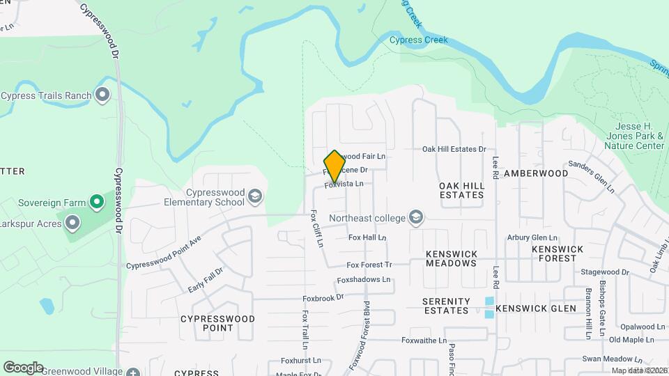 7210 Foxvista Ln Mapa y Detalles de la Ubicación
