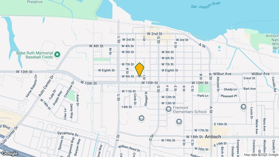 813 W 9th St Map and Location Details