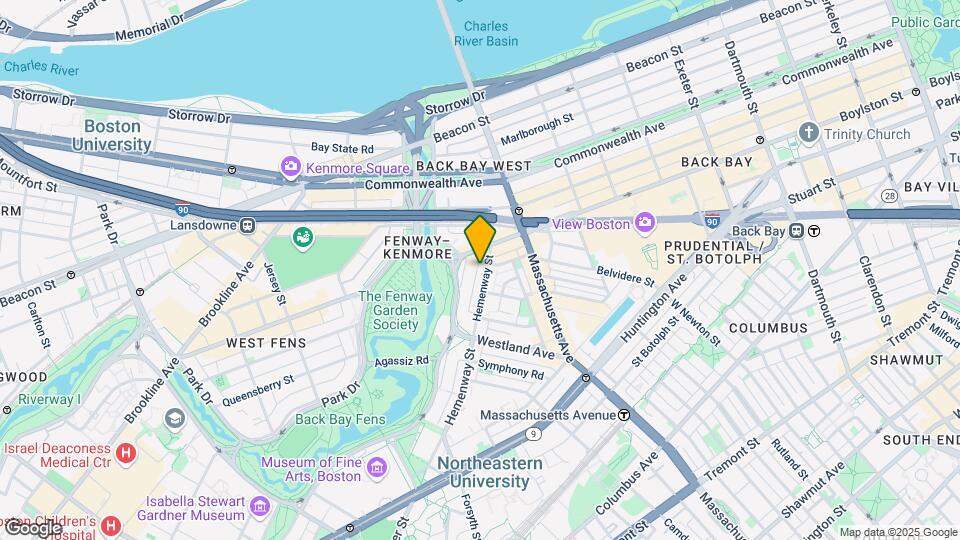 23 Hemenway St, Unit B2 Mapa y Detalles de la Ubicación