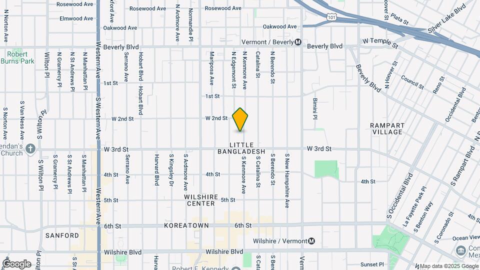 237 S Kenmore Ave Map and Location Details