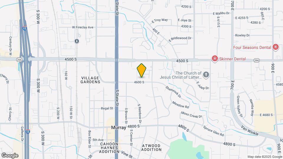 215 E 4600 S Map and Location Details