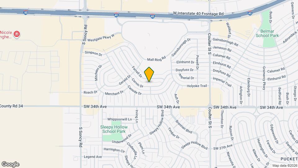 7700 Cervin Dr Map and Location Details