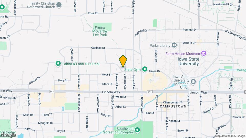 203 Campus Map and Location Details
