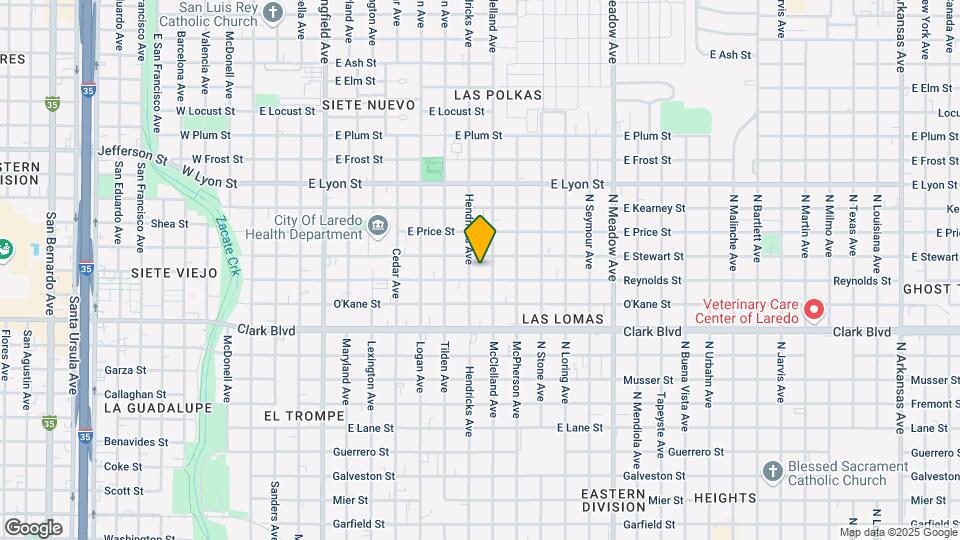 1010 Reynolds St Map and Location Details