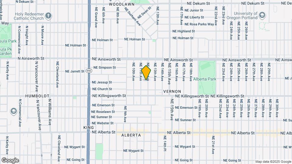 5711 NE 12th Ave Map and Location Details