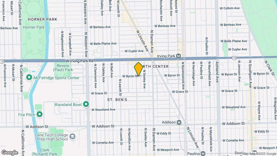 3855 N Hoyne Ave Map and Location Details