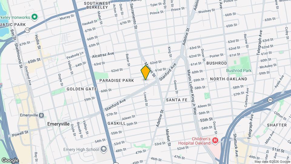 950 60th St Map and Location Details