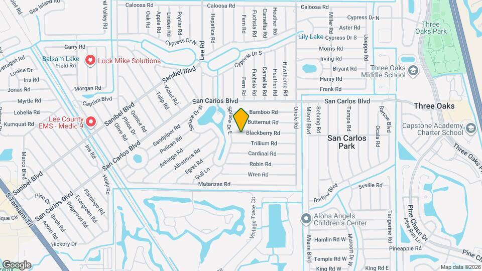 8322 Blackberry Rd Map and Location Details
