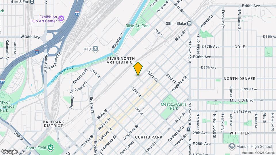 3101 Blake St, Unit 308 Mapa y Detalles de la Ubicación