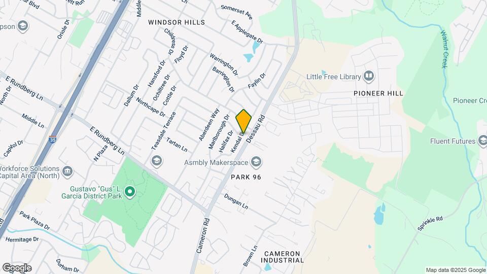 9807 Kendal Dr Map and Location Details