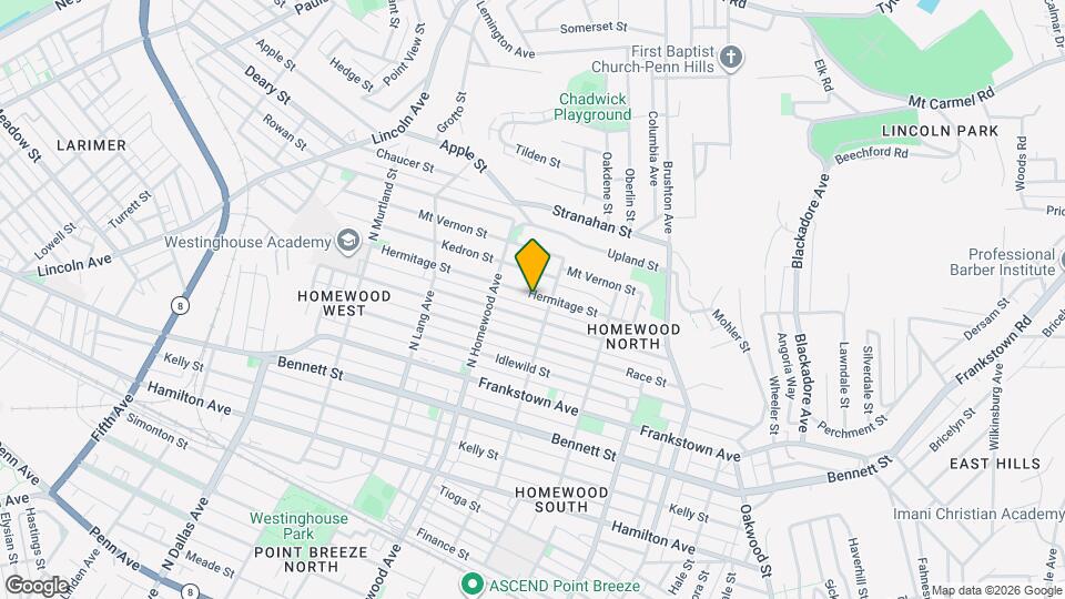 7232 Hermitage St Map and Location Details