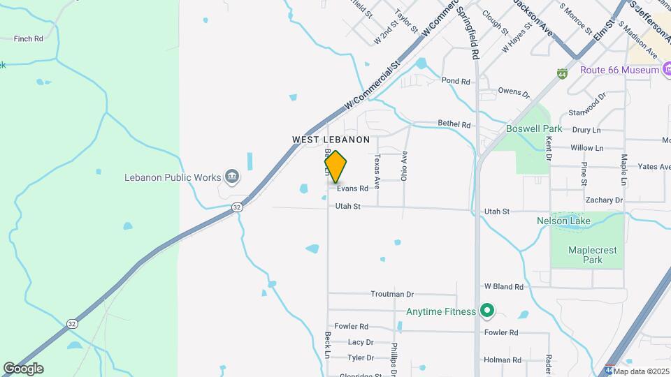 1260 Evans Rd Map and Location Details