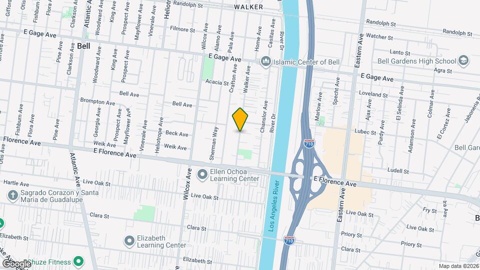 6914 Walker Ave Map and Location Details