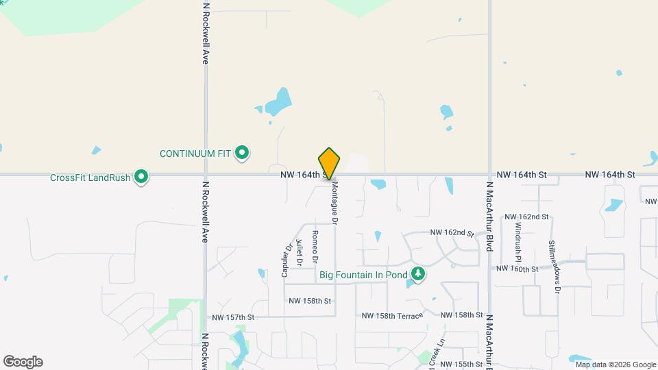 6533 NW 163rd Terrace Map and Location Details