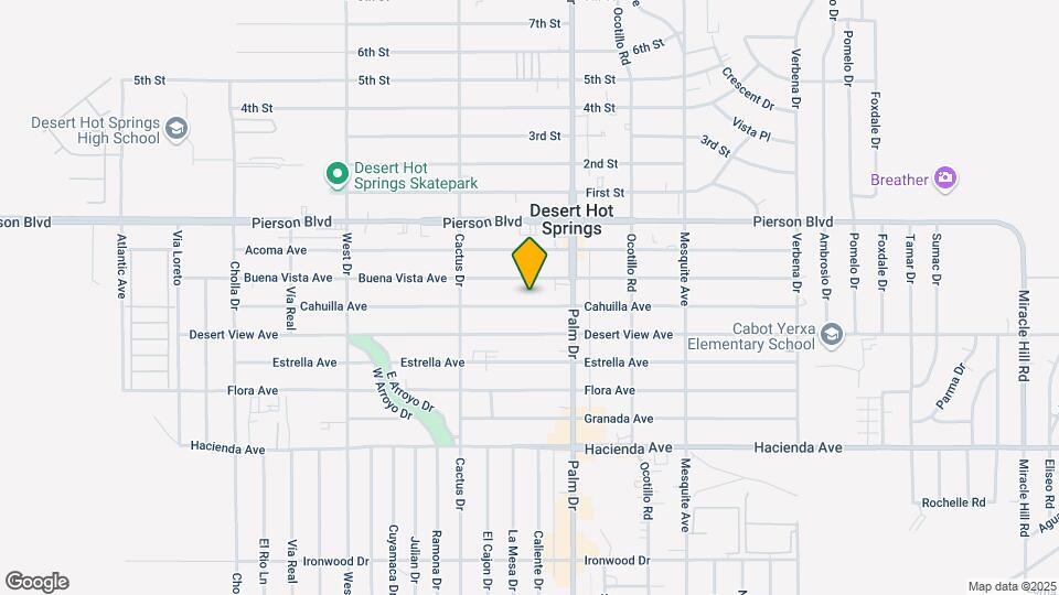 66404 Cahuilla Ave Map and Location Details