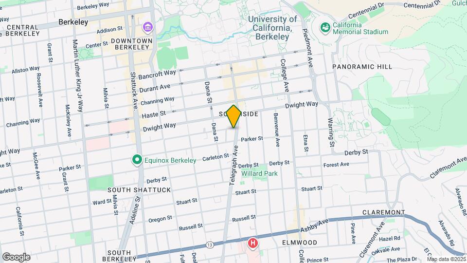 2556 Telegraph Ave Map and Location Details