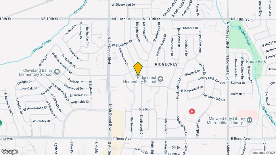 3225 N Ridgewood Dr Map and Location Details