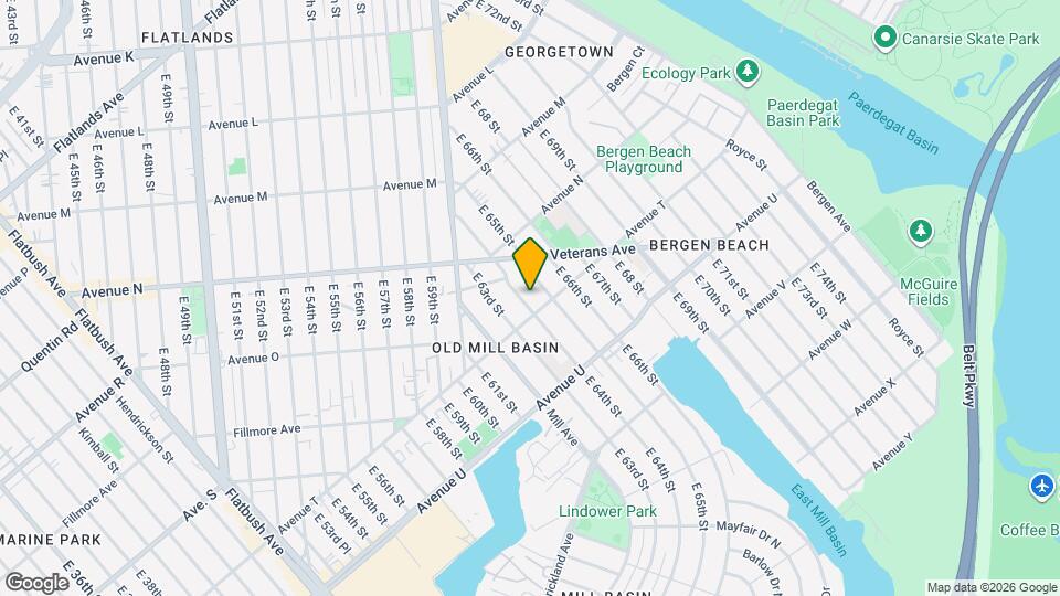 1465 E 64th St Map and Location Details