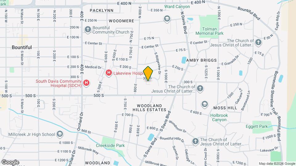 345 S 850 E Map and Location Details