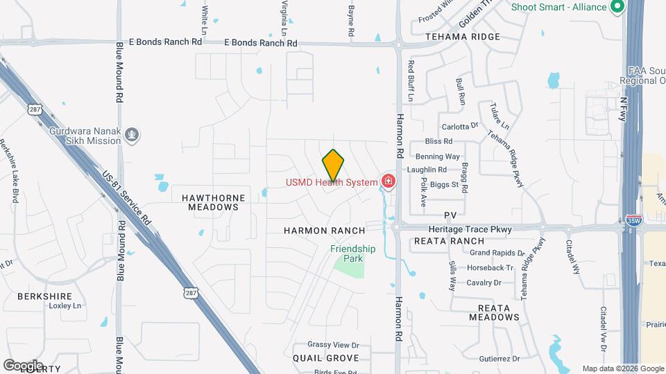 9801 Yellow Cup Dr Map and Location Details