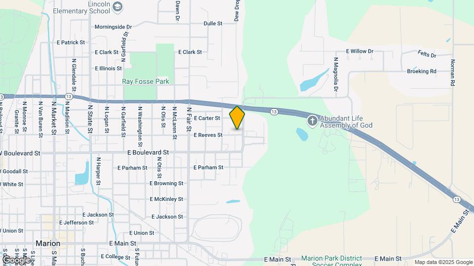 1210 E Reeves St Mapa y Detalles de la Ubicación