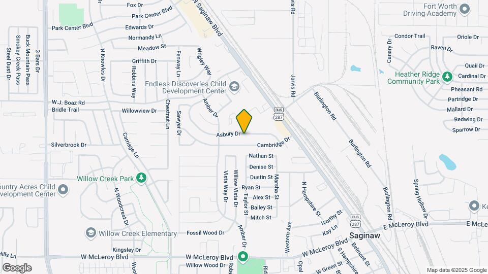 417 Asbury Dr Map and Location Details