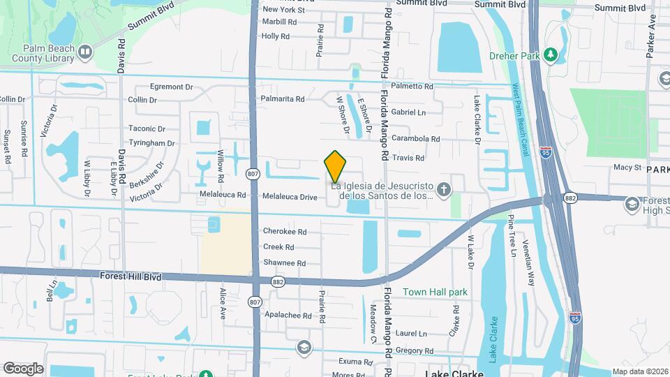 2601 W Carandis Rd Map and Location Details