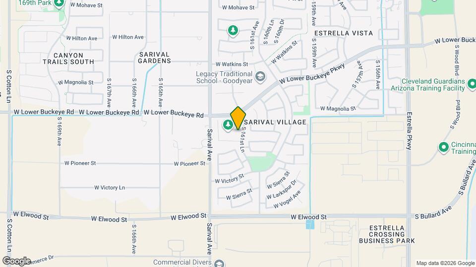 16185 W Winslow Dr Mapa y Detalles de la Ubicación