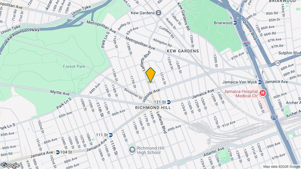 85-21 Lefferts Blvd, Unit B Mapa y Detalles de la Ubicación