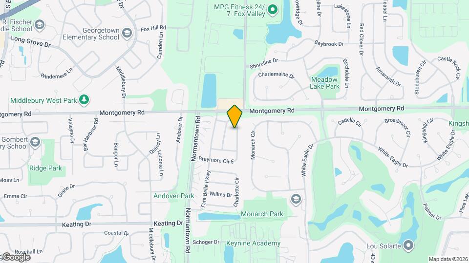 1371 Braymore Cir E Map and Location Details