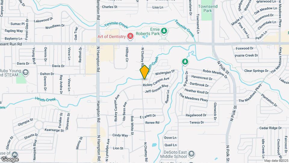 604 N Chattey Rd Map and Location Details